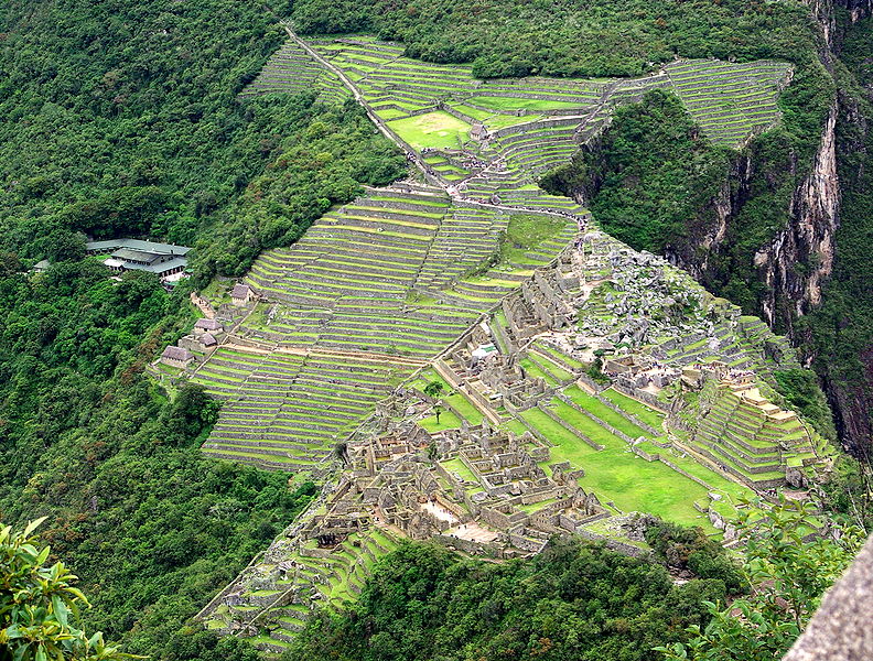 entire site of Machu Picchu